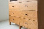 Pacific Curio Cabinet in American Cherry | Storage by Studio Moe. Item composed of wood