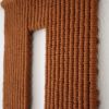 Keyhole in Rust | Macrame Wall Hanging in Wall Hangings by YASHI DESIGNS. Item made of cotton with fiber works with mid century modern & contemporary style