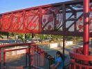 Blossom Hill Pedestrian Bridge | Public Sculptures by Vicki Scuri SiteWorks | Endicott Boulevard & Blossom Hill Road, San Jose, CA in San Jose. Item composed of steel