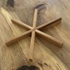 Trivet for hot pan/pot or plate | Holder in Tableware by Kindred Furniture. Item made of wood works with japandi & asian style