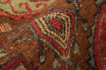 Vintage Oushak Rug in Beige-Brown, with Geometric Patterns | Area Rug in Rugs by Rug and Kilim