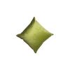 Green velvet handprinted pillow case | Pillows by Britny Lizet. Item composed of cotton in boho or eclectic & maximalism style