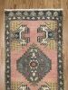 Hand-woven Turkish Rug Doormat| 1.9 x 3.5 | Small Rug in Rugs by Wool and Rug. Item composed of wool in boho or contemporary style