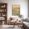 Golden Moment | Prints in Paintings by Victoria Primicias. Item composed of wood and canvas in minimalism or contemporary style