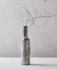 Gray Textured Ceramic Bottle | Vase in Vases & Vessels by ShellyClayspot. Item made of stoneware