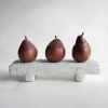 Large Shelf Riser in Textured Alpine White Concrete | Decorative Tray in Decorative Objects by Carolyn Powers Designs. Item composed of concrete in minimalism or contemporary style