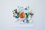 'Joy' paper artwork for Christmas Holidays | Wall Sculpture in Wall Hangings by Mira's Craft. Item composed of paper