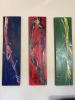 Diversity Triptych Acrylic Contemporary Abstract | Oil And Acrylic Painting in Paintings by Strokes by Red - Red (Linda Harrison). Item made of canvas