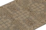 Rug & Kilim Distressed Khotan rug in Gray with Beige-Brown | Area Rug in Rugs by Rug and Kilim