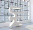 Mirth Shelves/Divider | Decorative Objects by Neal Aronowitz. Item composed of cement in minimalism or contemporary style