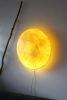 Moon Wall Sculpture | Wall Hangings by HIKARI. Item composed of paper
