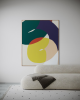 The Big Laugh | Oil And Acrylic Painting in Paintings by Chi Fun Wong. Item composed of wood in minimalism or mid century modern style