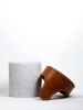 Profili | Jar in Vessels & Containers by gumdesign. Item made of marble & leather compatible with contemporary style