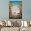 Welsh Cottage Serenity — Original Mixed Media Painting | Oil And Acrylic Painting in Paintings by DaggArt