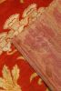 Antique Floral Red and Beige Silk Rug 13282 | Area Rug in Rugs by Rug and Kilim