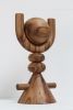 FIRE Wooden Totem | Sculptures by Creating Comfort Lab. Item made of wood works with contemporary & japandi style