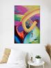 Playtime | Oil And Acrylic Painting in Paintings by Kim Powell Art. Item composed of canvas and synthetic in contemporary or eclectic & maximalism style