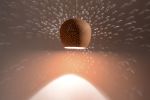 Claylight Terracotta Pendant 10": Earthy Ceramic Hanging Lam | Pendants by lightexture. Item composed of ceramic compatible with mid century modern and contemporary style
