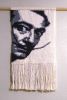 Salvador Dali Macrame Portrait | Macrame Wall Hanging in Wall Hangings by Q Wollock. Item made of wood with cotton works with boho & contemporary style