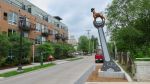 “Top Dog” | Public Sculptures by Kyle Fokken - Artist LLC. Item composed of steel