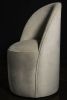 Elisabetta Modern Swivel Dressing Chair in Fabric or Leather | Accent Chair in Chairs by Costantini Design. Item composed of fabric and bronze in contemporary style