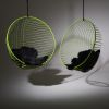 Studio Stirling Bubble Hanging Swing Seat - Striped Pattern | Swing Chair in Chairs by Studio Stirling. Item composed of steel compatible with minimalism and modern style