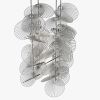 QZ0337 LEAF CASCADE | Chandeliers by alanmizrahilighting | New York in New York. Item made of aluminum
