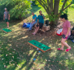 Washer Toss Lawn Game | Furniture by Basemeant WRX. Item made of wood