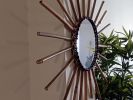 Handmade Decorative Mirror | Decorative Objects by Magdyss Boutique. Item composed of bamboo & glass