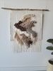 Earth Tone Woven Wall Tapestry | Wall Hangings by MossHound Designs by Nicole Hemmerly. Item in boho or country & farmhouse style