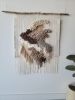Earth Tone Woven Wall Tapestry | Wall Hangings by MossHound Designs. Item in boho or country & farmhouse style