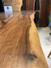 Walnut wood dining table, One piece walnut wood centennial | Tables by Brave Wood. Item made of walnut with metal