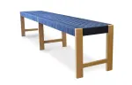 Kurdig Bench | Benches & Ottomans by Blak Haus Furniture. Item made of wood