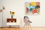 I Remember | Oil And Acrylic Painting in Paintings by Simona Gocan. Item made of canvas & synthetic compatible with contemporary style