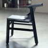 Chair 1901 - BLACK | Dining Chair in Chairs by Espina Corona | Buenos Aires in Buenos Aires. Item made of wood with leather works with contemporary style