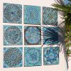 Set of 9 Handmade Tiles | Tiles by GVEGA. Item made of marble