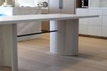 Ruby Table | Dining Table in Tables by Oxford Street Furniture | Private Residence | Philadelphia, PA in Philadelphia. Item composed of walnut and brass