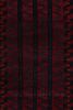 Vintage Baluch Afghan rug in Red, Blue & Black Patterns | Area Rug in Rugs by Rug and Kilim. Item made of wool