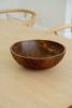 Hand-carved Large Walnut Wood Bowl | Dinnerware by Creating Comfort Lab. Item composed of wood