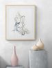 Nude No. 10 : Original Watercolor Painting | Paintings by Elizabeth Becker. Item made of paper works with minimalism & contemporary style
