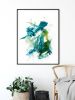Another sea /3 | Oil And Acrylic Painting in Paintings by Cristina Dalla Valentina. Item made of paper