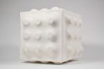 3x3 Bottle Cap CUBE | Ornament in Decorative Objects by Luke Shalan | Lawson-Fenning in Los Angeles. Item made of ceramic