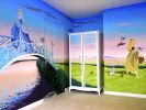 Disney Castle mural | Murals by Neil Wilkinson-Cave. Item composed of synthetic
