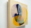 Out of the Blue 04 | Oil And Acrylic Painting in Paintings by Claire Desjardins. Item made of wood