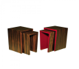 I Set of Bedside Tables | Tables by Luisa Peixoto Design. Item composed of wood in contemporary or modern style