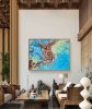 Kroatia | Mixed Media by Sabrina Galijas-Reginali. Item made of canvas & stone compatible with contemporary and coastal style