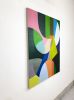 Forms Softening Layers #5 | Oil And Acrylic Painting in Paintings by Rebekah Andrade. Item made of canvas with synthetic