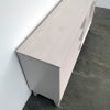 White Wash Buffet | Media Console in Storage by Stor Furniture. Item made of maple wood works with mid century modern style