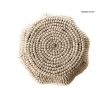 The Mud Beaded Stool | End Table in Tables by Mud Studio, South Africa. Item made of steel with stoneware