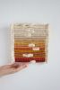 DESERT SUNSET - Textile Wall Sculpture | Wall Hangings by Melodie Nicolle. Item made of bamboo with cotton works with boho & minimalism style